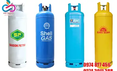 Các loại bình gas công nghiệp