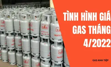 Giá gas tháng 4 tăng mạnh đến 14.000đ/bình 12kg