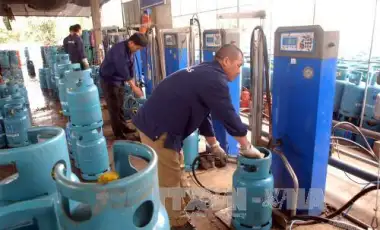 giá gas tháng 4 /2018 giữ nguyên