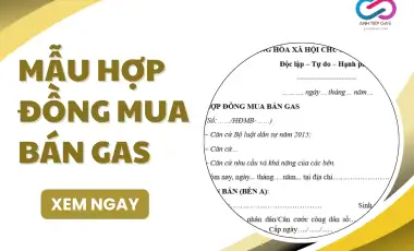 Mẫu hợp đồng mua bán gas