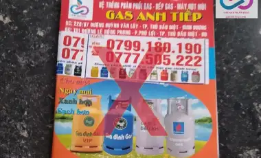Cảnh báo giả danh gas Anh Tiệp 