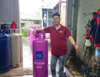 Bình Gas Gia Đình HK PETRO 12Kg