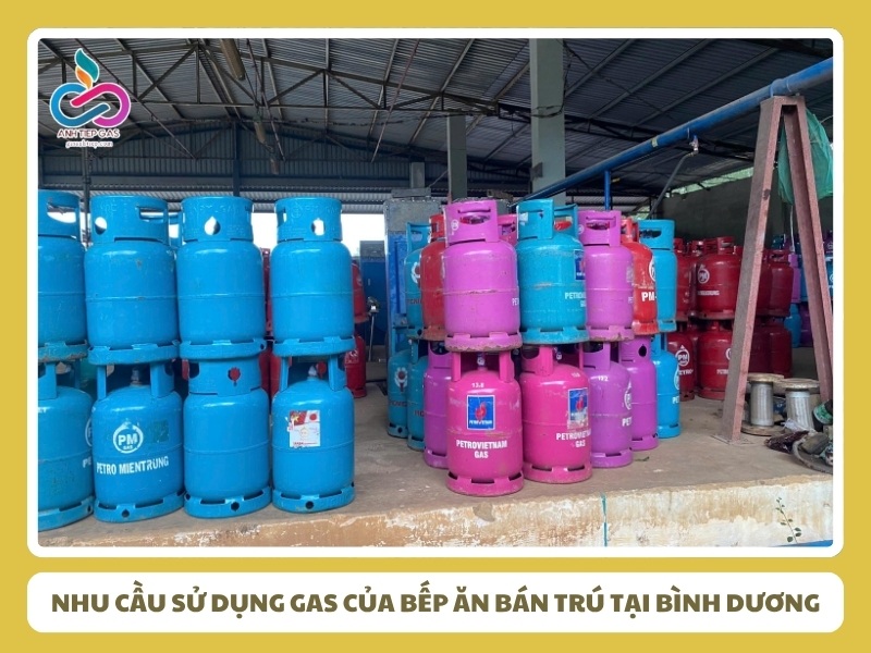 Nhu cầu sử dụng gas của bếp ăn bán trú tại Bình Dương