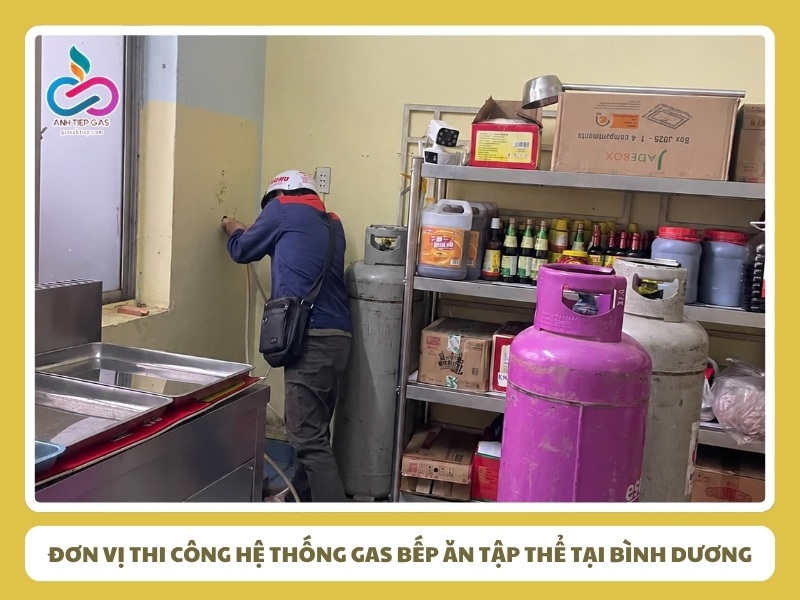 Đơn vị thi công hệ thống gas bếp ăn tập thể uy tín chuyên nghiệp tại Bình Dương