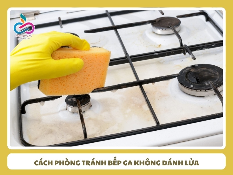Cách phòng tránh bếp ga không đánh lửa