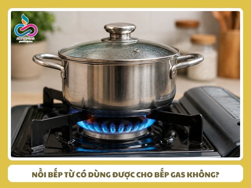 Nồi bếp từ có dùng được cho bếp gas không?