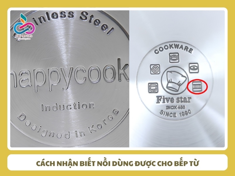 Cách nhận biết nồi dùng được cho bếp từ