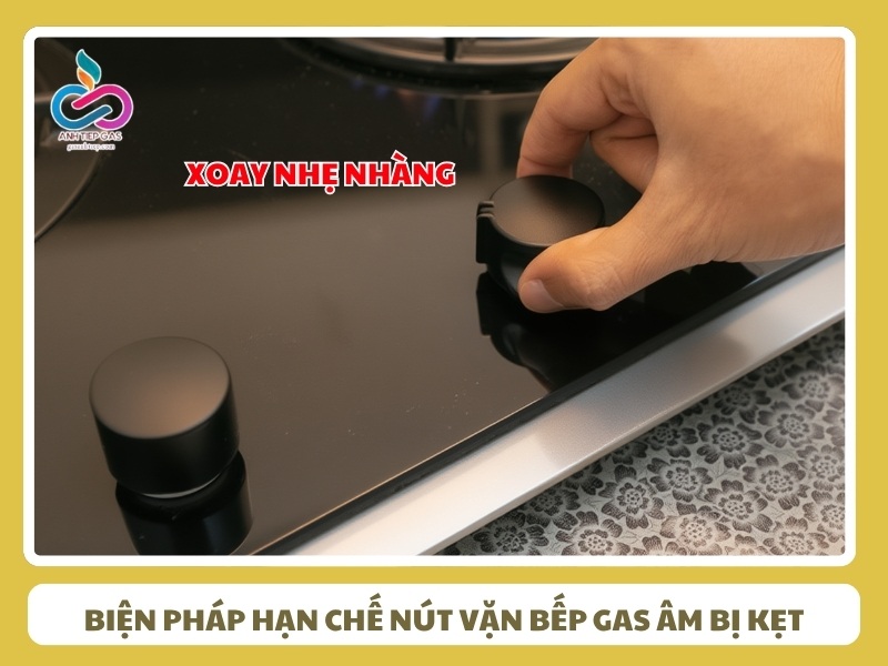 Một số biện pháp hạn chế nút vặn bếp gas âm bị kẹt