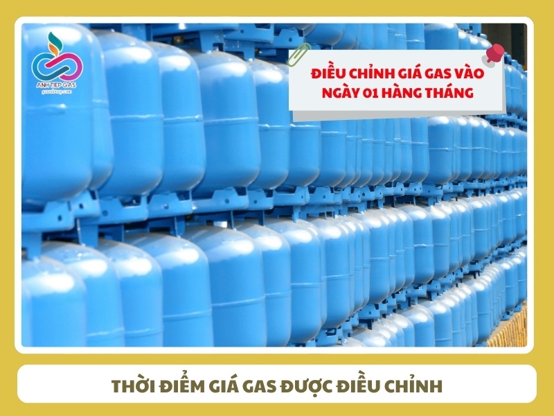 Khi nào giá gas được điều chỉnh?