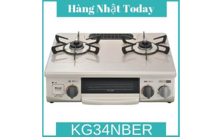 Bếp ga Rinnai KG34NBER mặt men nút vặn đời cao