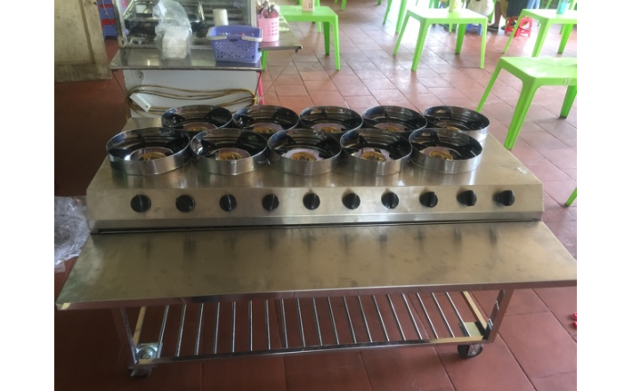 BẾP GAS BÁNH XÈO 10 LÒ