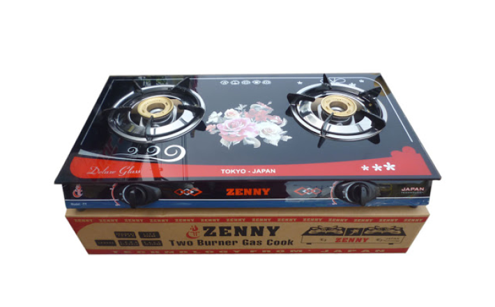 Bếp gas kính 2 lò GAS