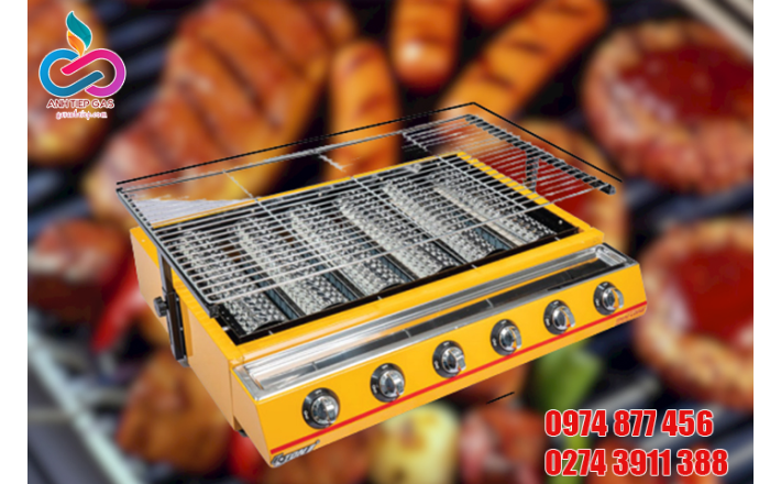 Bếp Nướng Hồng Ngoại Loại Dài 4 Và 6 Lò
