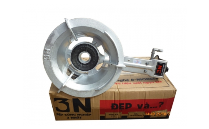 Bếp gas công nghiệp khè cán trung 3N