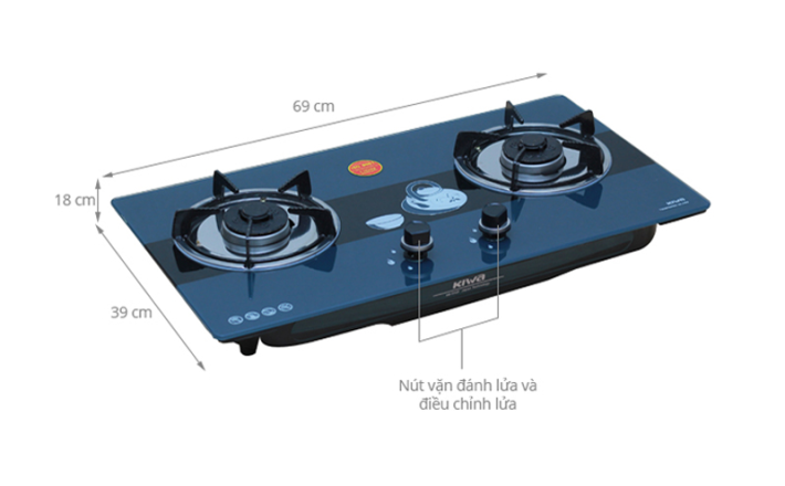 Bếp gas âm Kiwa KW-777JP